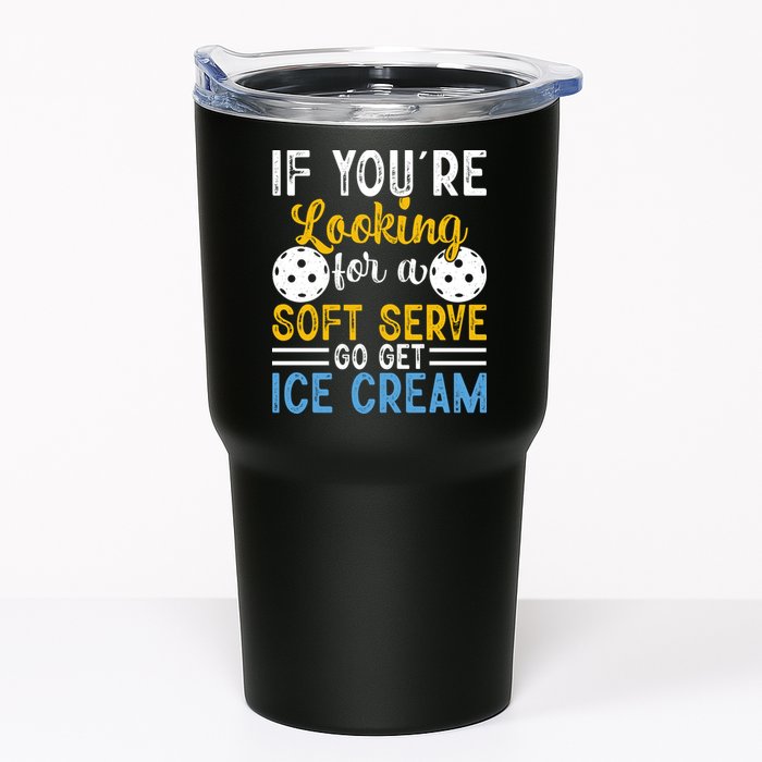 If You Looking For A Soft Serve Got Get Ice Cream Pickleball Gift Tumbler