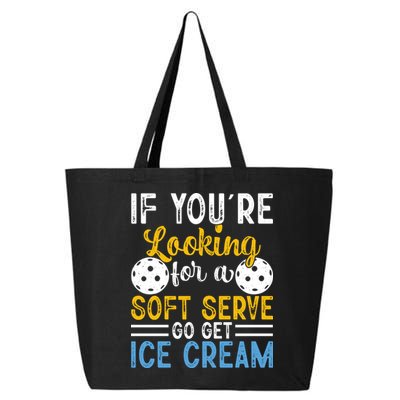 If You Looking For A Soft Serve Got Get Ice Cream Pickleball Gift 25L Jumbo Tote