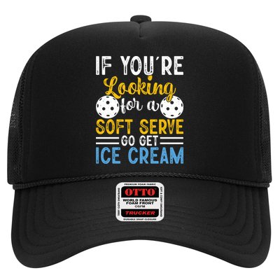 If You Looking For A Soft Serve Got Get Ice Cream Pickleball Gift Trucker Hat