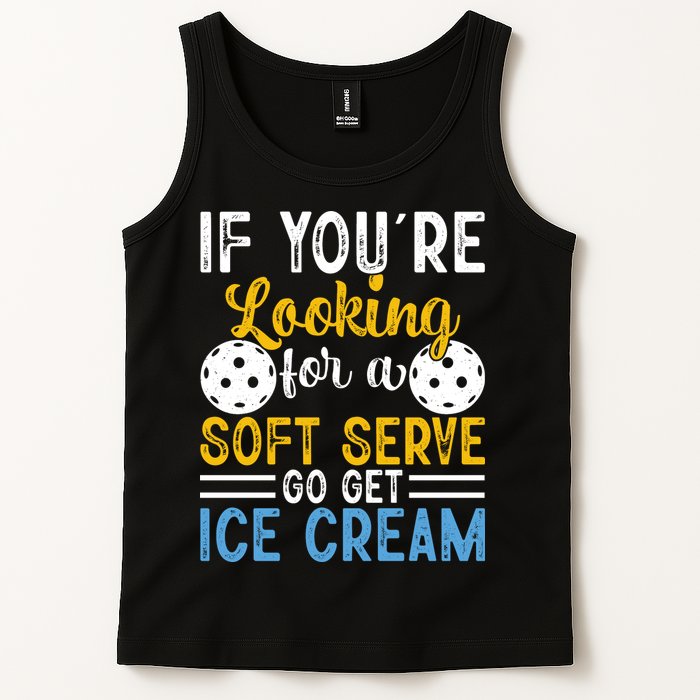 If You Looking For A Soft Serve Got Get Ice Cream Pickleball Gift Tank Top
