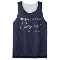 If You Love Me Let Obey Me Happy Together Mesh Reversible Basketball Jersey Tank