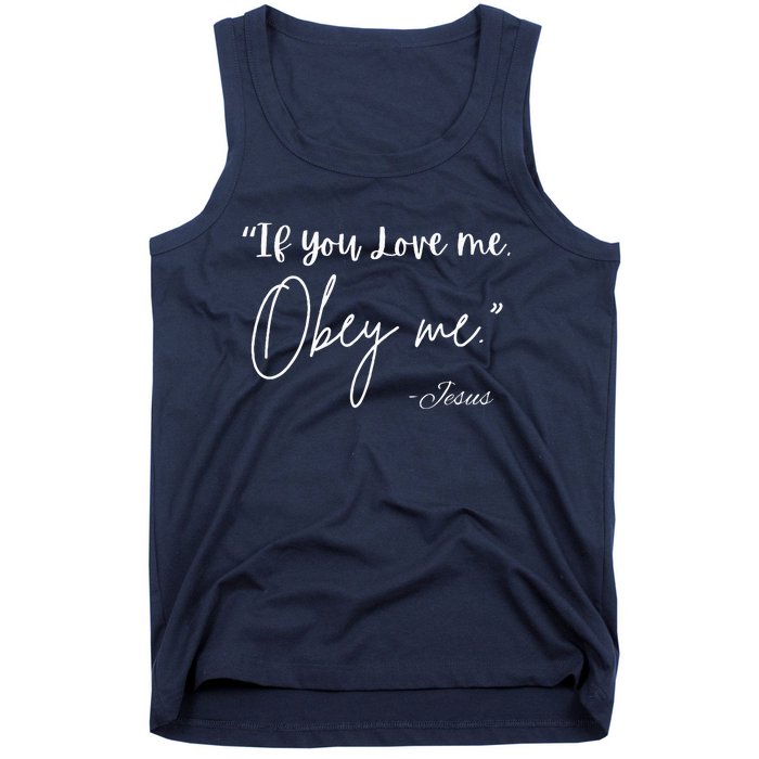 If You Love Me Let Obey Me Happy Together Tank Top