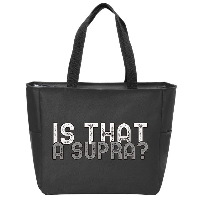 Is That a Supra Funny Car Auto Enthusiast JDM  Zip Tote Bag