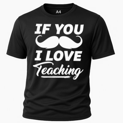 If You Mustache I Love Teaching Teacher Cinco De Mayo Performance Shirt