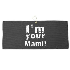 IM Your Mami Mom Mama Large Microfiber Waffle Golf Towel