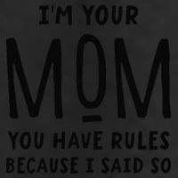Im Your Mom Your Rules Are Invalid Matching Siblings 7 Panel Mesh Trucker Snapback Hat