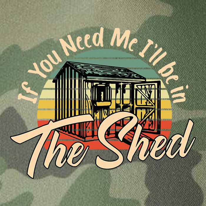 If You Need Me  ILl Be In The Shed Funny Mechanic Gardener Legacy Tie Dye Trucker Hat