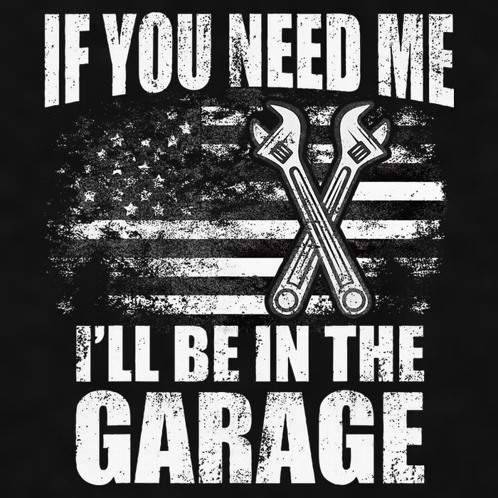 If You Need Me ILl Be In The Garage Car Dad Mechanics Ladies PosiCharge Tri-Blend Wicking Tank