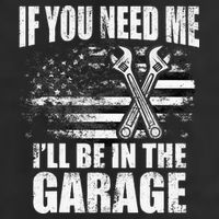 If You Need Me ILl Be In The Garage Car Dad Mechanics Microfiber Hand Towel