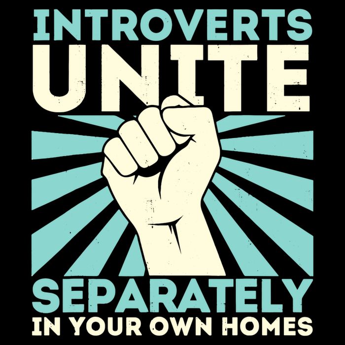 In Your Own Homes Introverts Unite Separately Funny Button