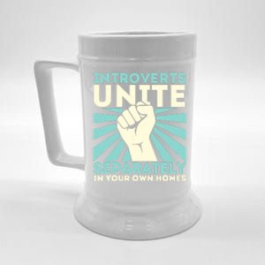 In Your Own Homes Introverts Unite Separately Funny Beer Stein