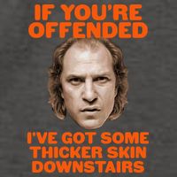 If You're Offended I've Got Some Thicker Skin Downstairs Vector Backpack