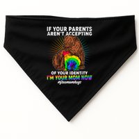 If Your Parents Aren't Accepting Of Your Identity I'm Your Mom Now #FreeMomHugs USA-Made Doggie Bandana