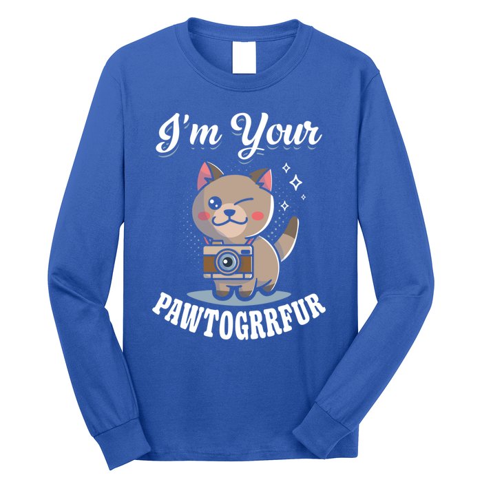 I'm Your Pawtogrrfur Photography Camera Cat Photographer Gift Long Sleeve Shirt