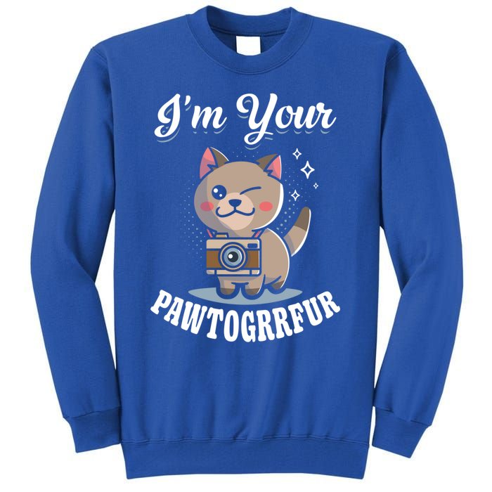 I'm Your Pawtogrrfur Photography Camera Cat Photographer Gift Tall Sweatshirt