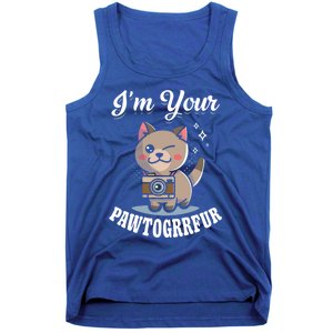 I'm Your Pawtogrrfur Photography Camera Cat Photographer Gift Tank Top