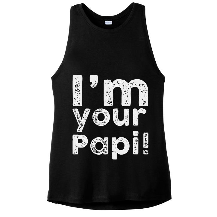 Im Your Papi Vintage Wrestling For Men Boys Kids Ladies PosiCharge Tri-Blend Wicking Tank
