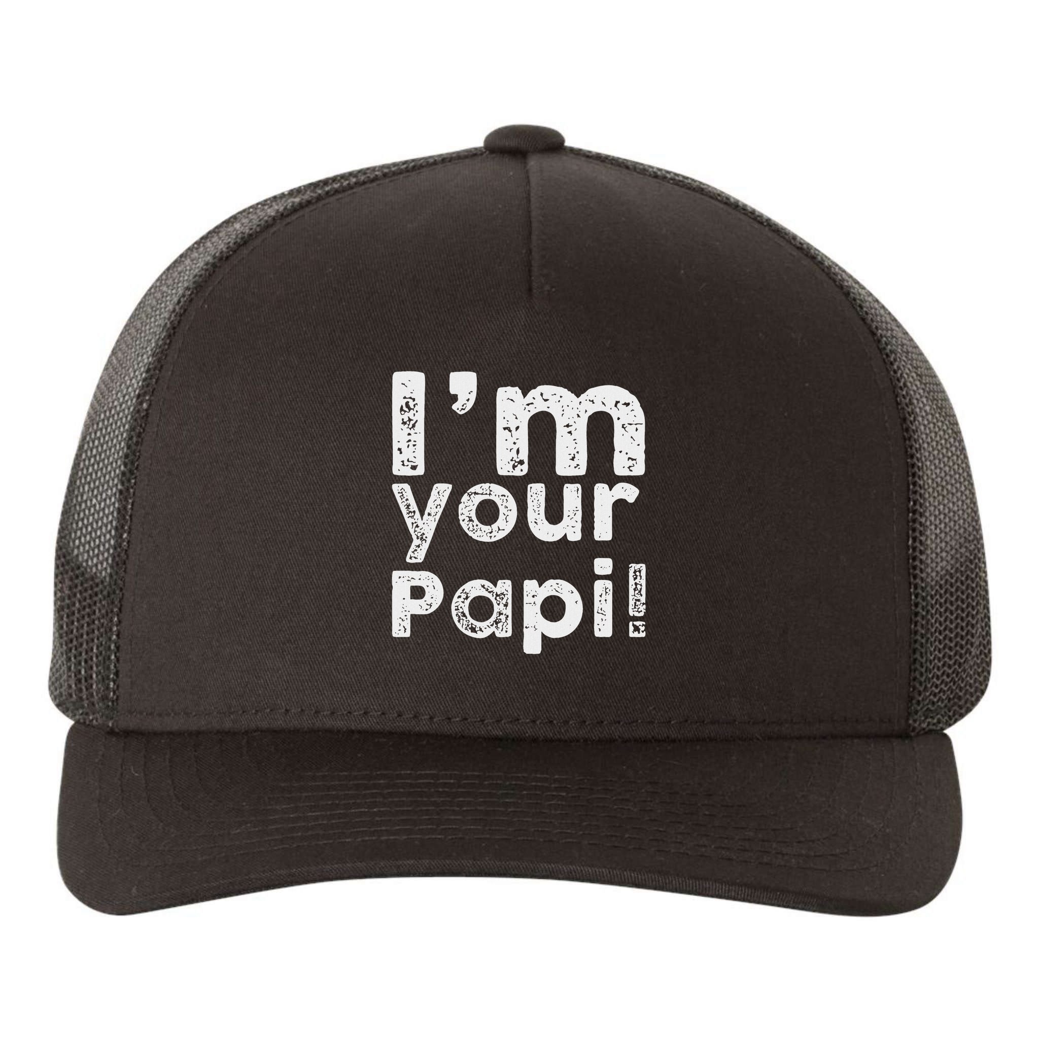 Im Your Papi Vintage Wrestling For Men Boys Kids Yupoong Adult 5-Panel Trucker Hat