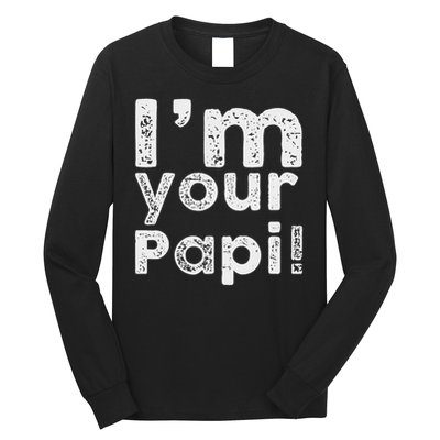 Im Your Papi Vintage Wrestling For Men Boys Kids Long Sleeve Shirt