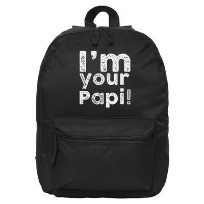 Im Your Papi Vintage Wrestling For Men Boys Kids 16 in Basic Backpack