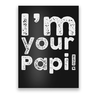 Im Your Papi Vintage Wrestling For Men Boys Kids Poster