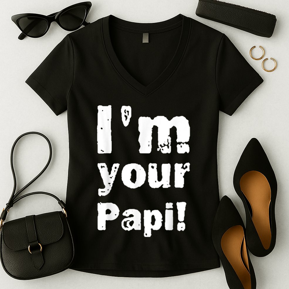I’M Your Papi Women's V-Neck T-Shirt