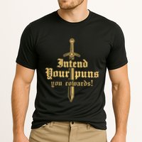 Intend Your Puns You Cowards Funny Pun Cooling Performance Crew T-Shirt