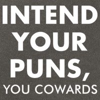 Intend Your Puns You Cowards Funny Cotton Canvas Backpack