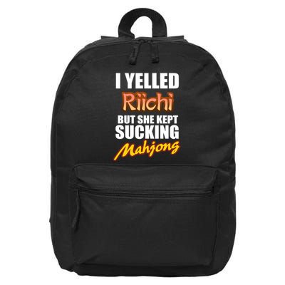 I Yelled Riichi But She Kept Sucking Mahjong 16 in Basic Backpack