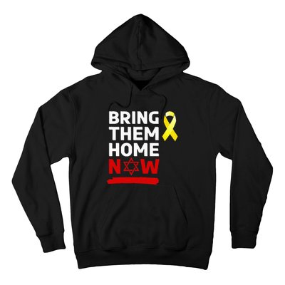 Israel Yellow Ribbon Symbol Bring Them Back Home Now Hoodie