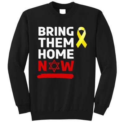 Israel Yellow Ribbon Symbol Bring Them Back Home Now Sweatshirt