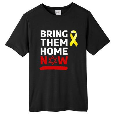 Israel Yellow Ribbon Symbol Bring Them Back Home Now Tall Fusion ChromaSoft Performance T-Shirt