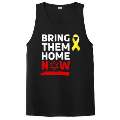 Israel Yellow Ribbon Symbol Bring Them Back Home Now PosiCharge Competitor Tank