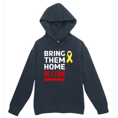 Israel Yellow Ribbon Symbol Bring Them Back Home Now Urban Pullover Hoodie