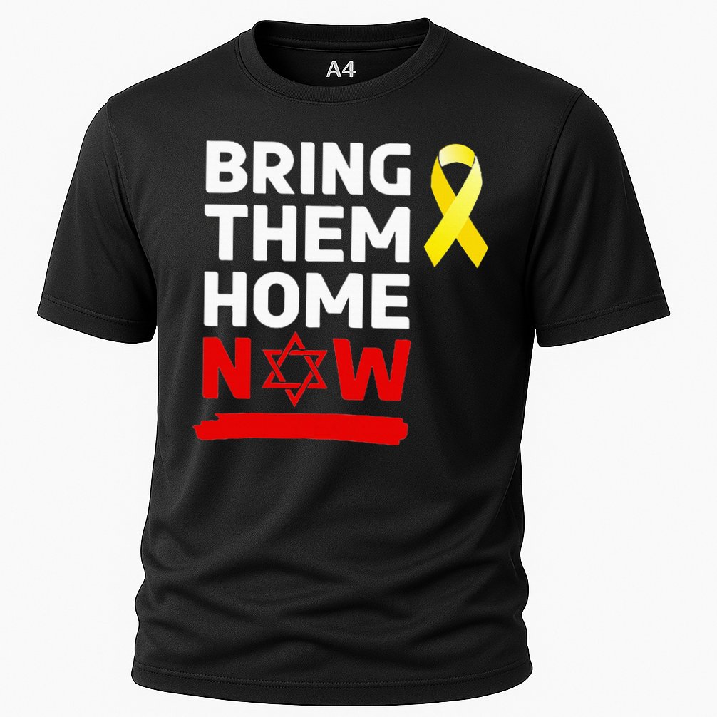Israel Yellow Ribbon Symbol Bring Them Back Home Now Cooling Performance Crew T-Shirt