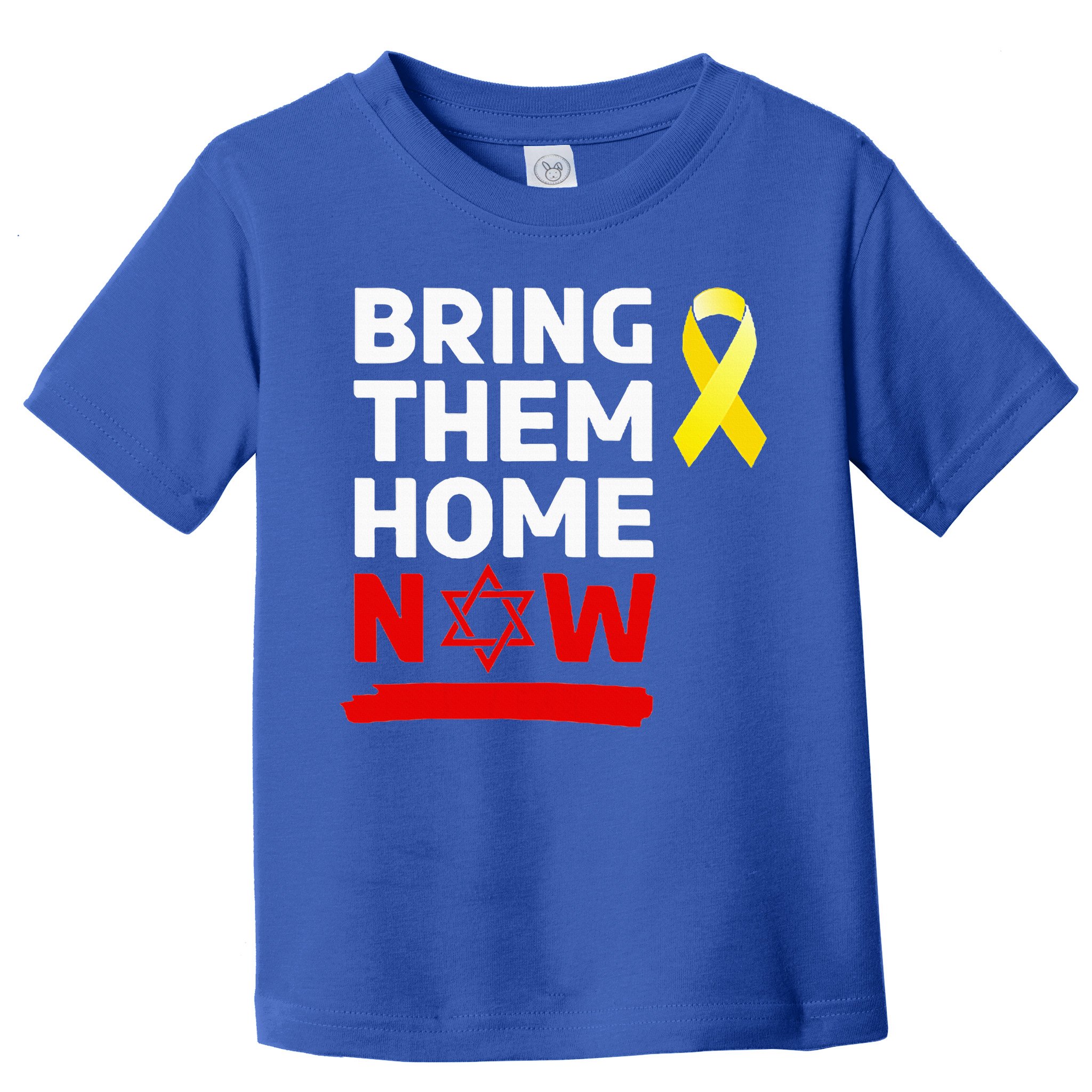 Israel Yellow Ribbon Symbol Bring Them Back Home Now Toddler T-Shirt