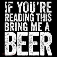 If Youre Reading This Bring Me A Beer Funny Bbq Chef Dad Gift Flatbill Hat