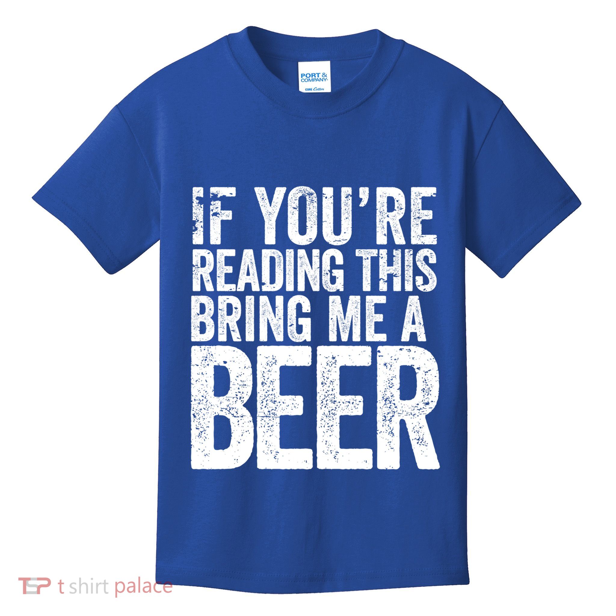 If Youre Reading This Bring Me A Beer Funny Bbq Chef Dad Gift Kids T-Shirt