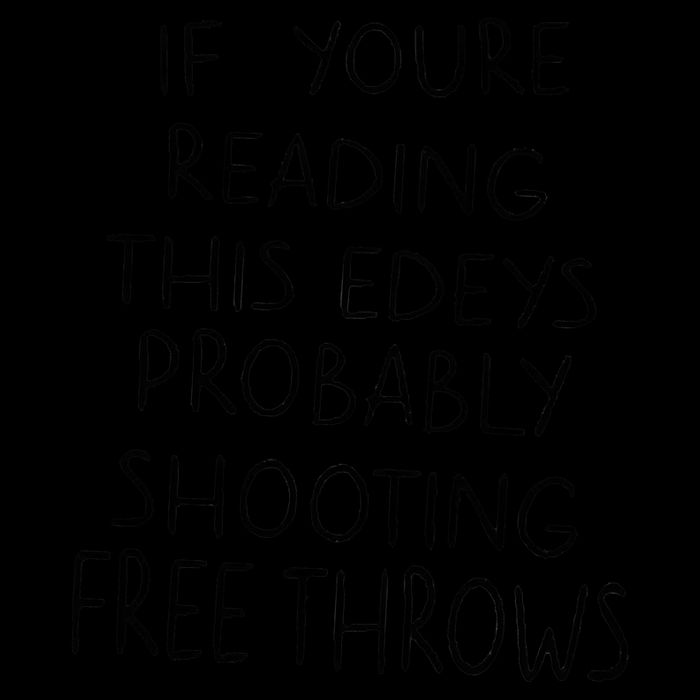 If YouRe Reading This EdeyS Probably Shooting Free Throws 16oz Travel Tumbler