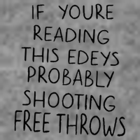 If YouRe Reading This EdeyS Probably Shooting Free Throws Hooded Wearable Blanket