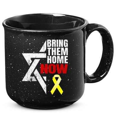 Israel Yellow Ribbon Symbol Bring Them Back Home Now 15oz Campfire Ceramic Mug