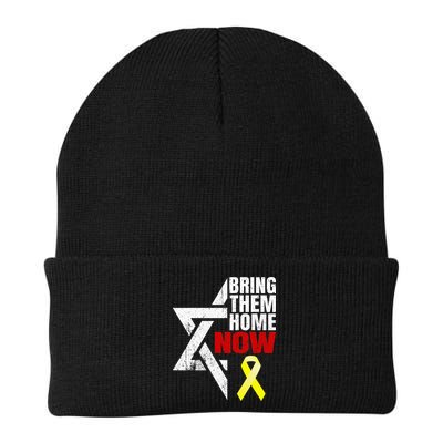 Israel Yellow Ribbon Symbol Bring Them Back Home Now Beanie
