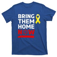 Israel Yellow Ribbon Symbol Bring Them Back Home Now T-Shirt