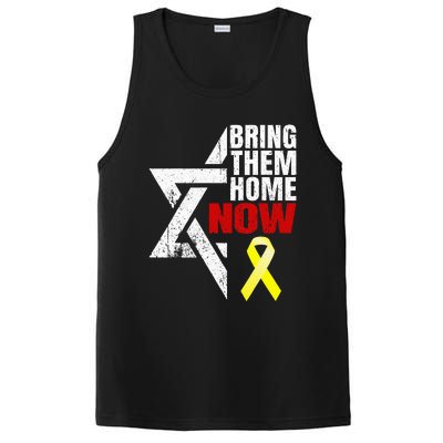 Israel Yellow Ribbon Symbol Bring Them Back Home Now PosiCharge Competitor Tank