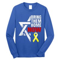 Israel Yellow Ribbon Symbol Bring Them Back Home Now Long Sleeve Shirt