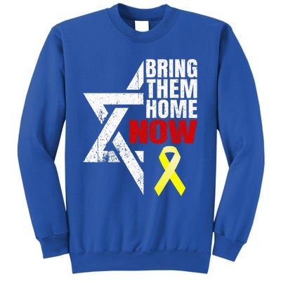 Israel Yellow Ribbon Symbol Bring Them Back Home Now Sweatshirt