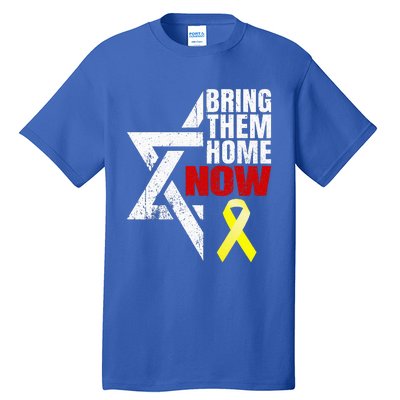 Israel Yellow Ribbon Symbol Bring Them Back Home Now Tall T-Shirt