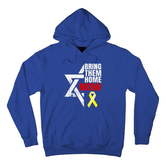 Israel Yellow Ribbon Symbol Bring Them Back Home Now Tall Hoodie