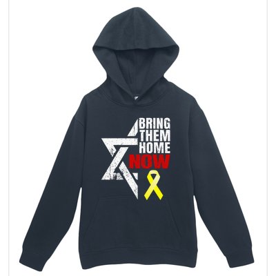 Israel Yellow Ribbon Symbol Bring Them Back Home Now Urban Pullover Hoodie