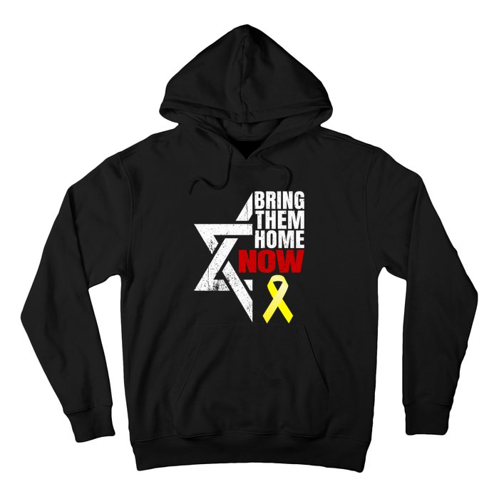 Israel Yellow Ribbon Symbol Bring Them Back Home Now Hoodie